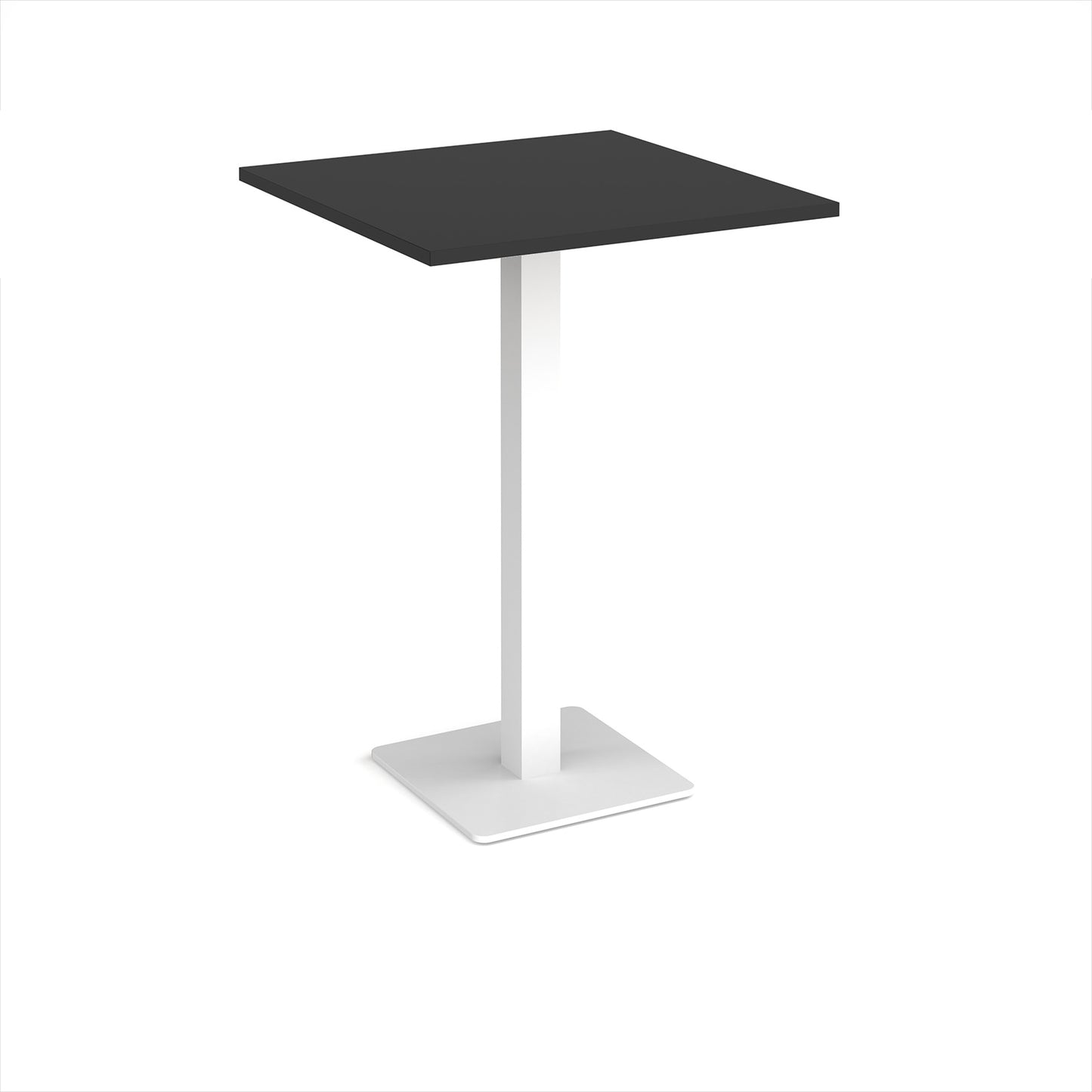 Brescia square poseur table with flat square base