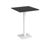 Brescia square poseur table with flat square base