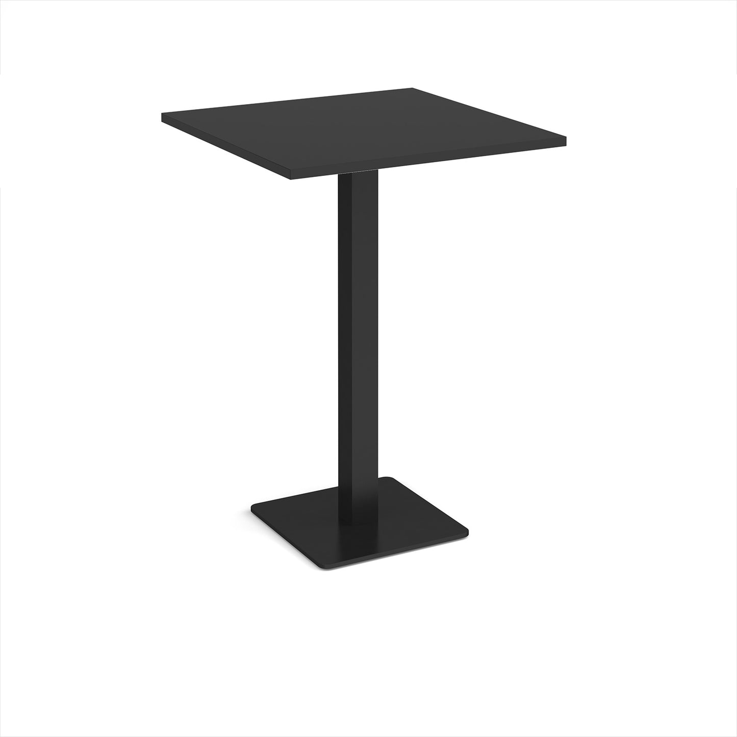 Brescia square poseur table with flat square base