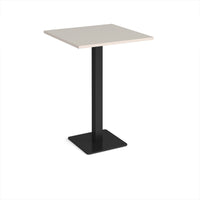 Brescia square poseur table with flat square base