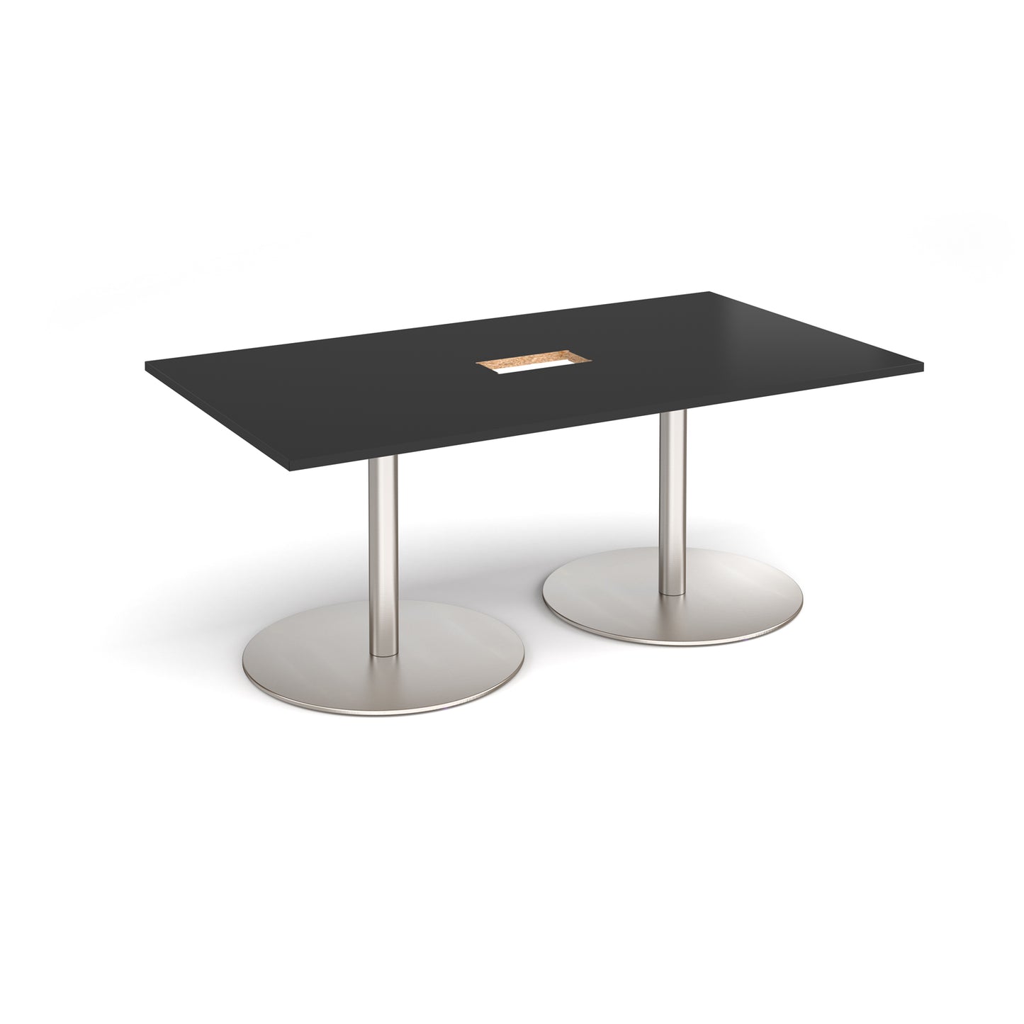 Eternal rectangular power ready boardroom table