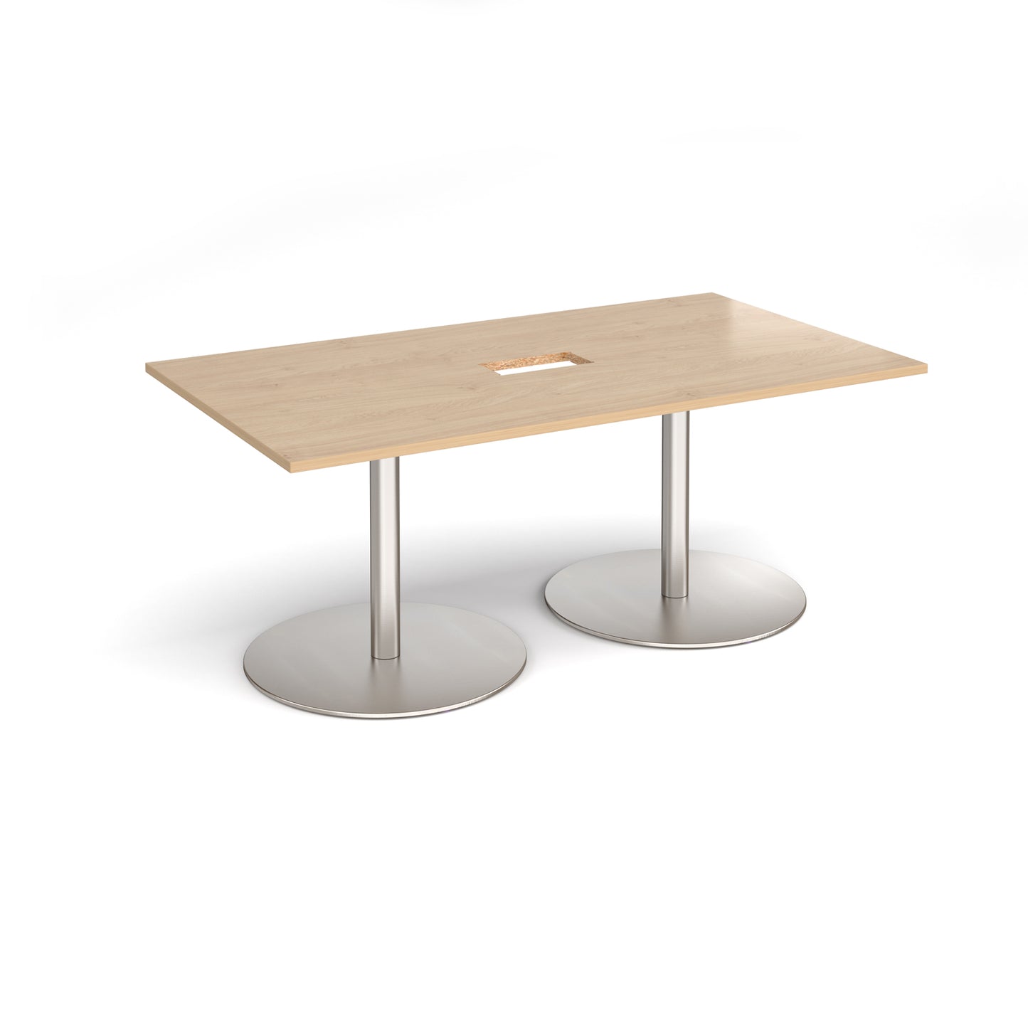 Eternal rectangular power ready boardroom table
