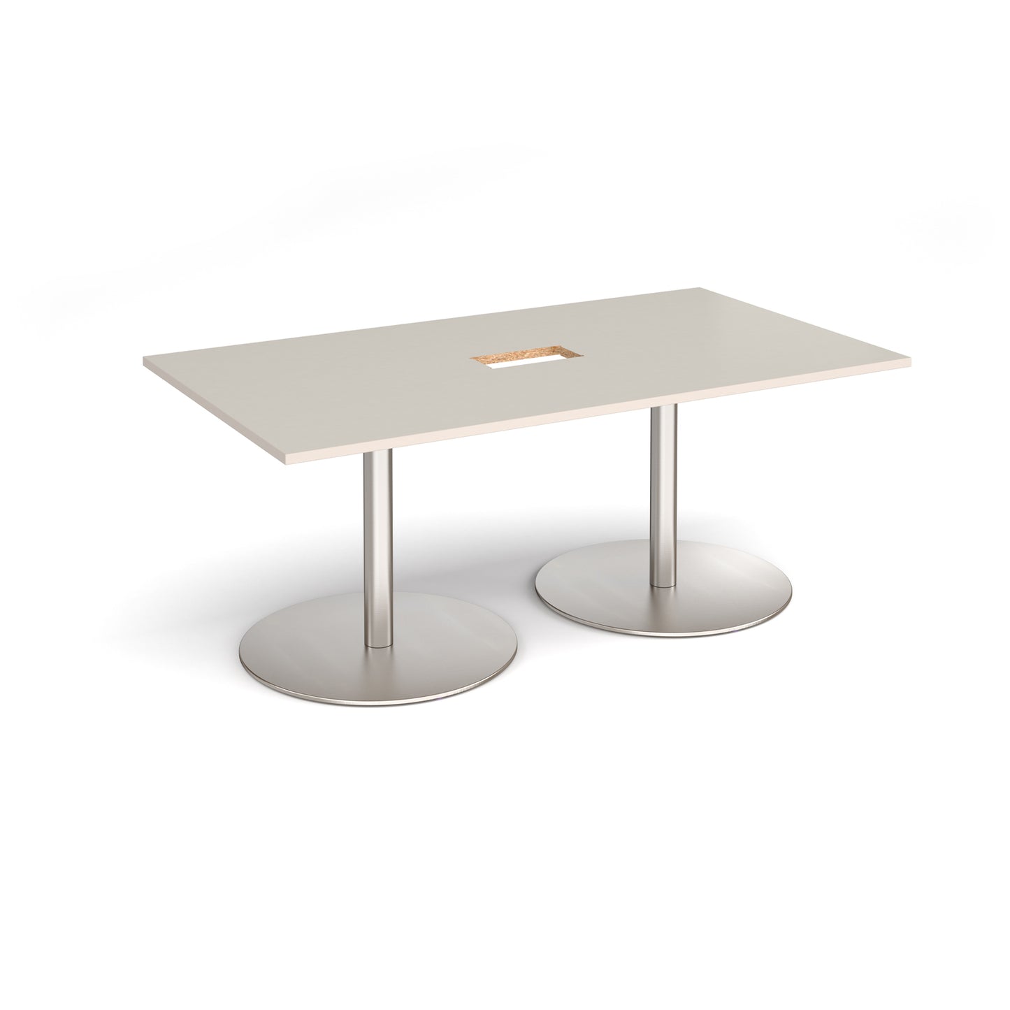 Eternal rectangular power ready boardroom table