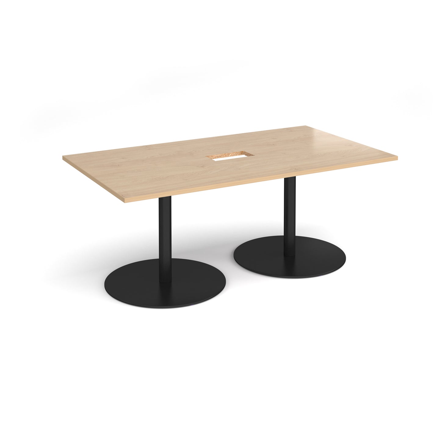 Eternal rectangular power ready boardroom table