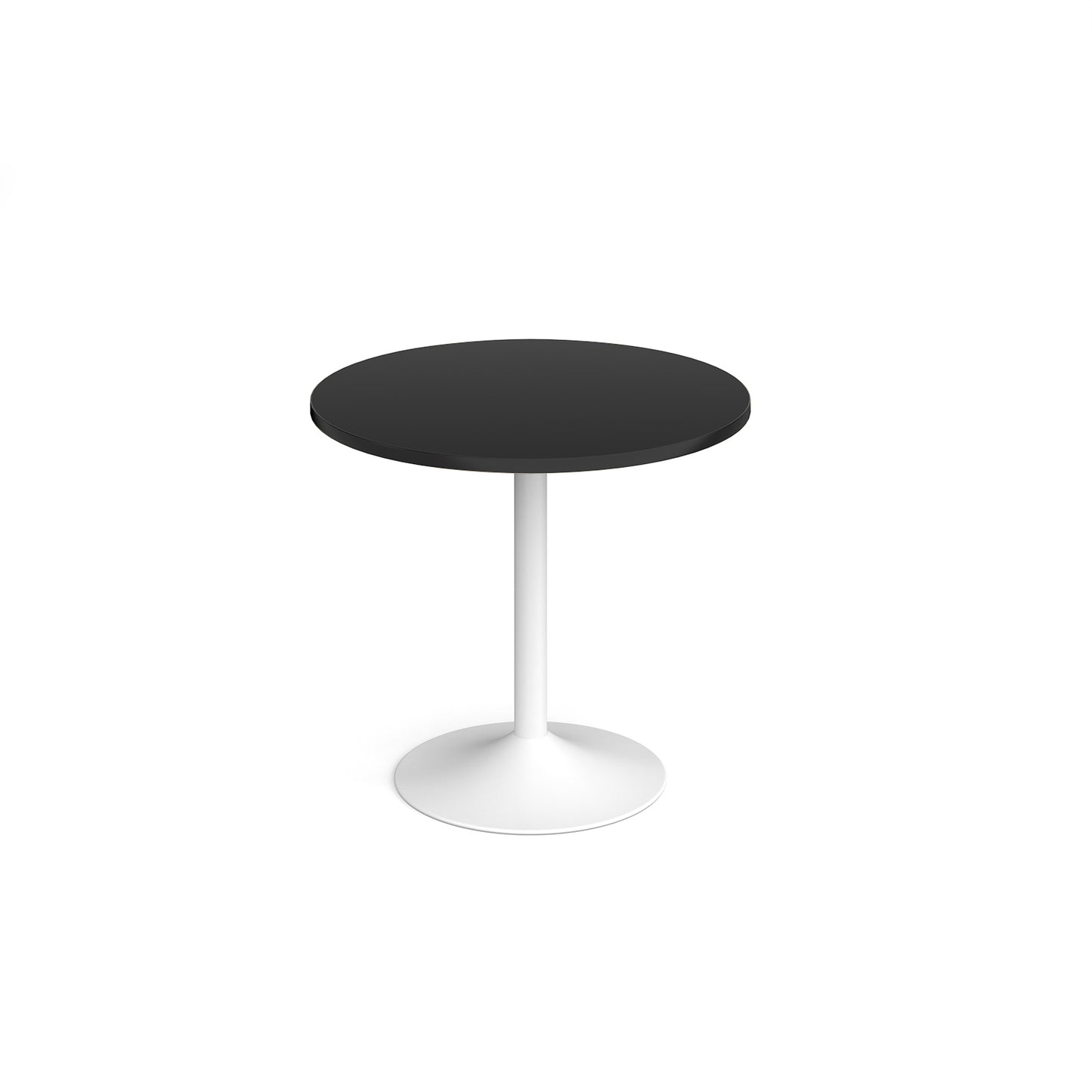 Genoa circular dining table with trumpet base