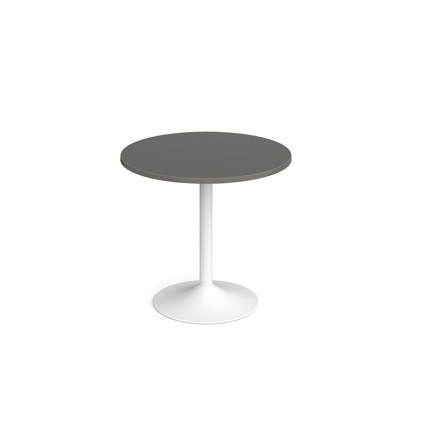 Genoa circular dining table with trumpet base