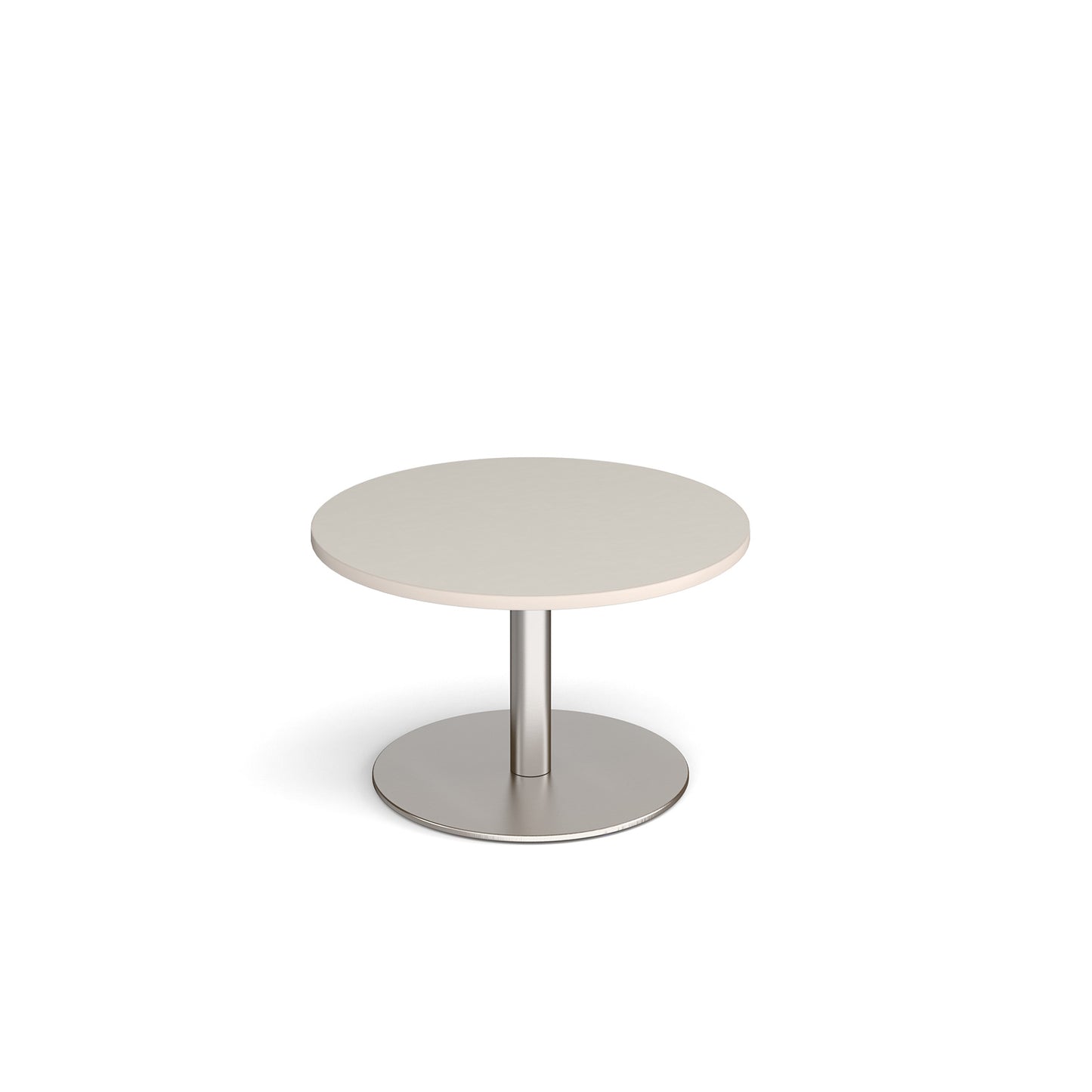 Monza circular coffee table with flat round base