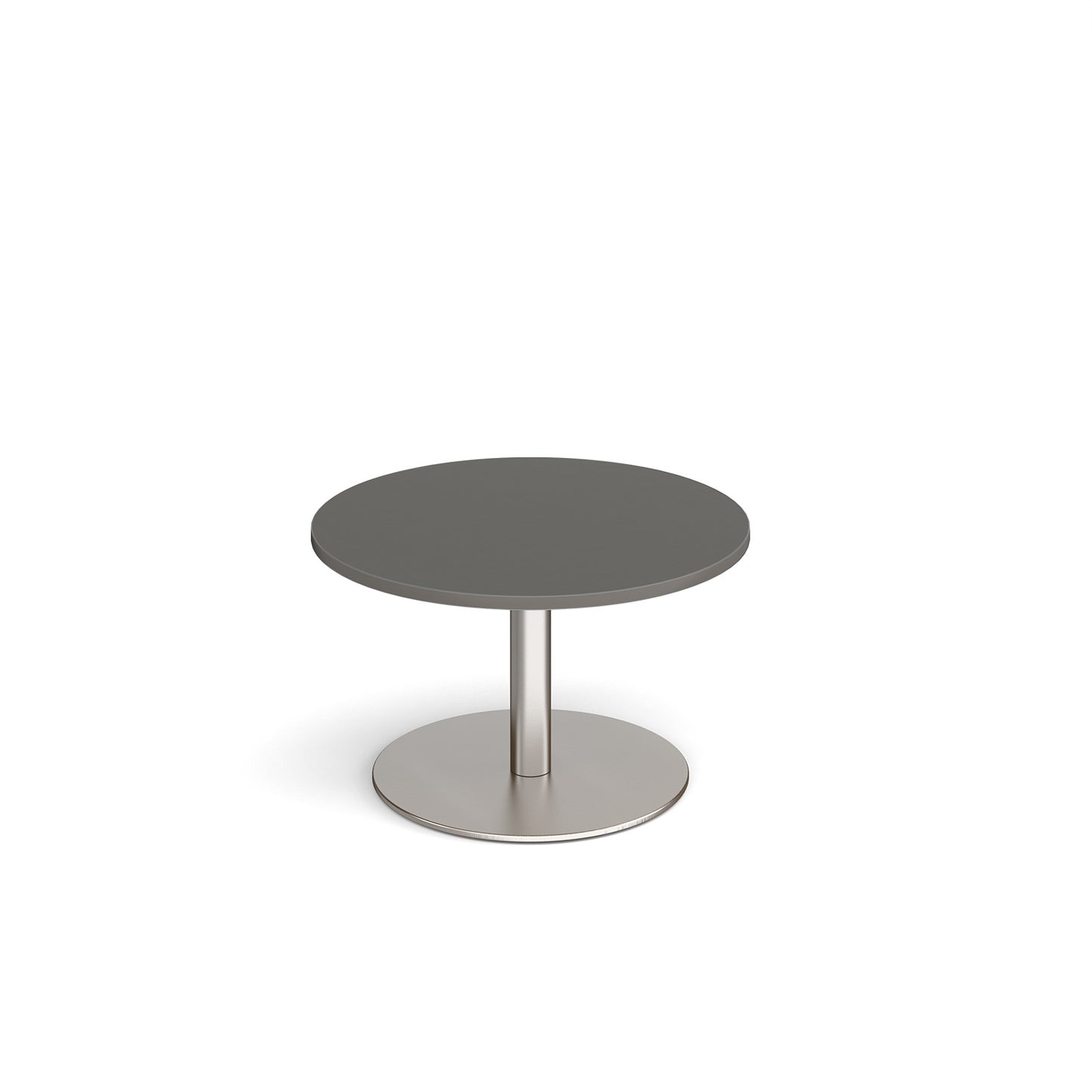 Monza circular coffee table with flat round base