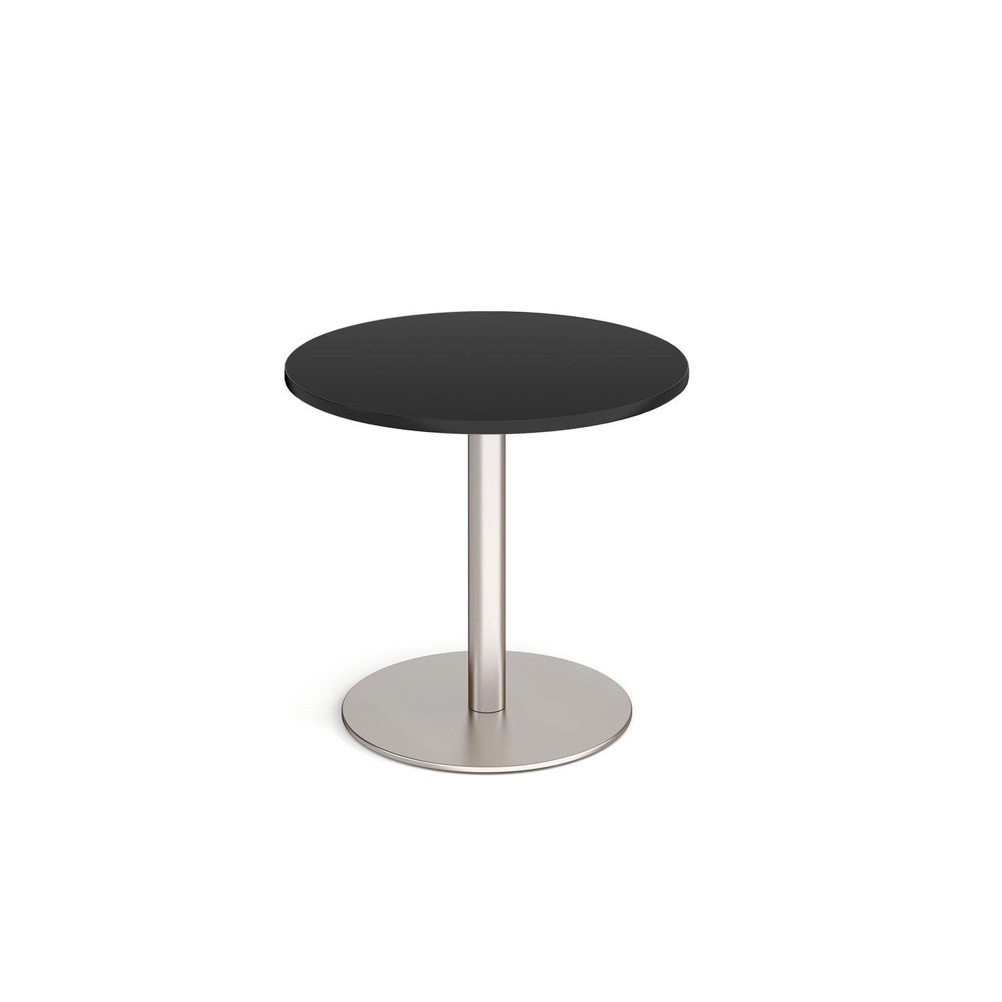 Monza circular dining table with flat round base