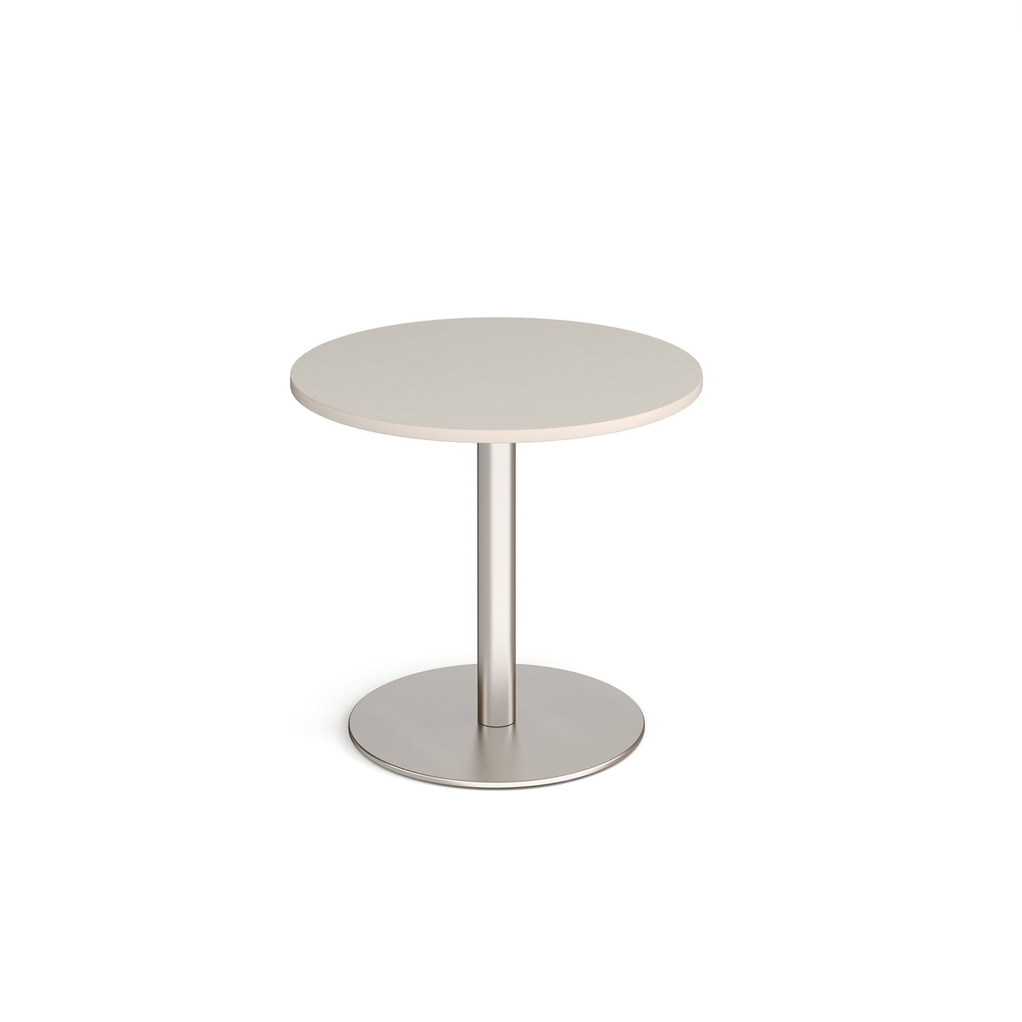 Monza circular dining table with flat round base