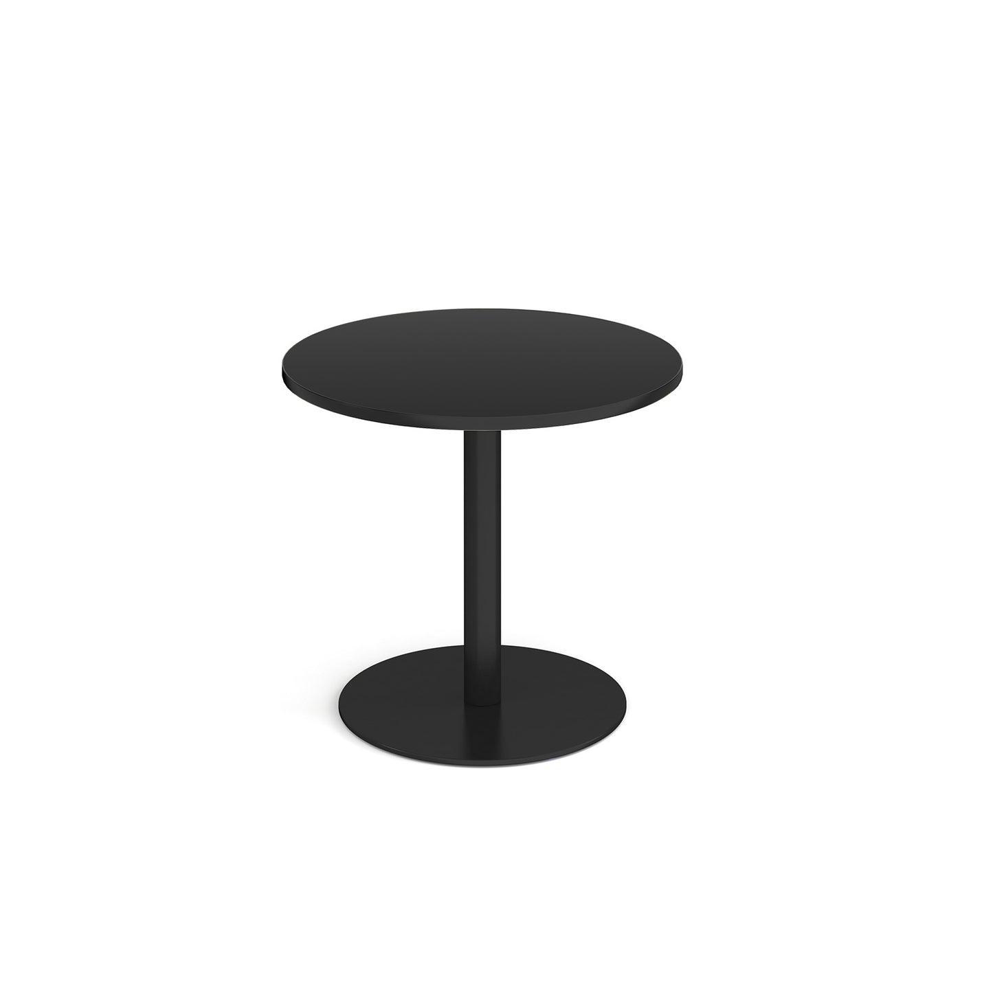 Monza circular dining table with flat round base