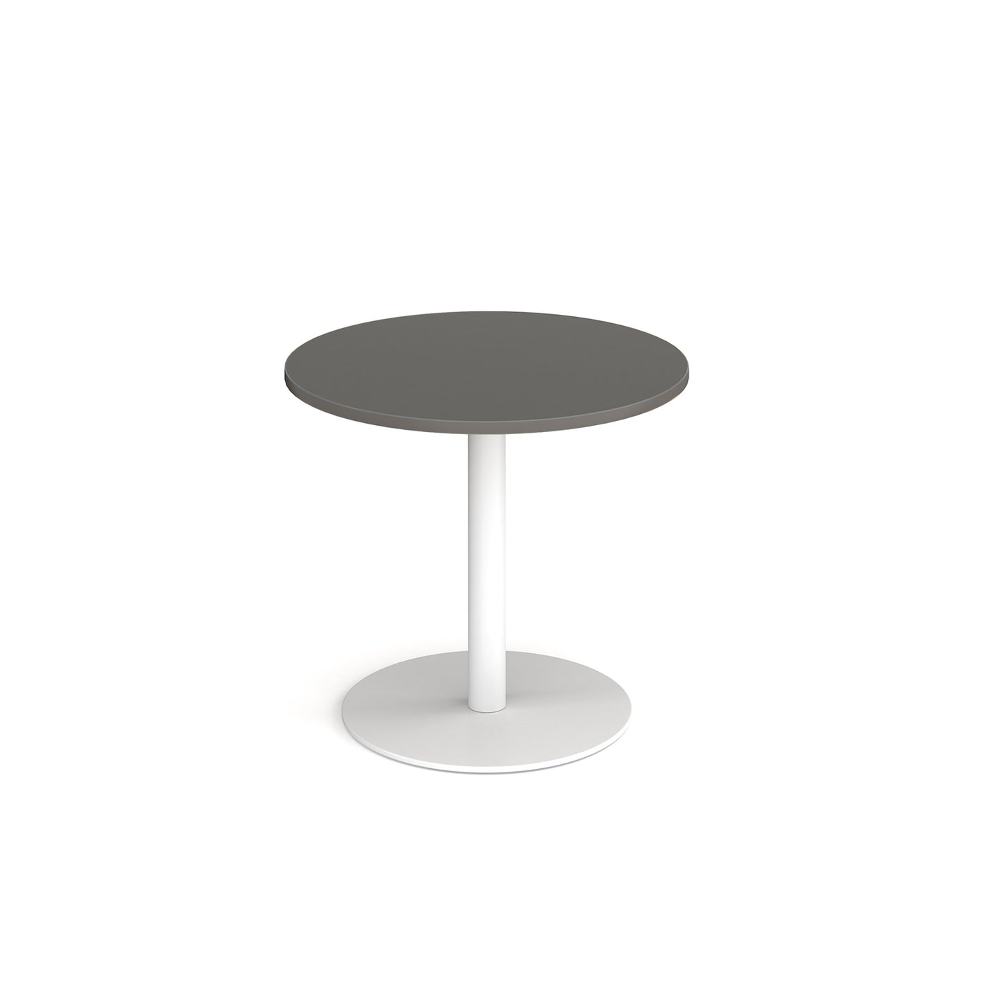 Monza circular dining table with flat round base