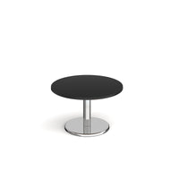 Pisa circular coffee table with round base