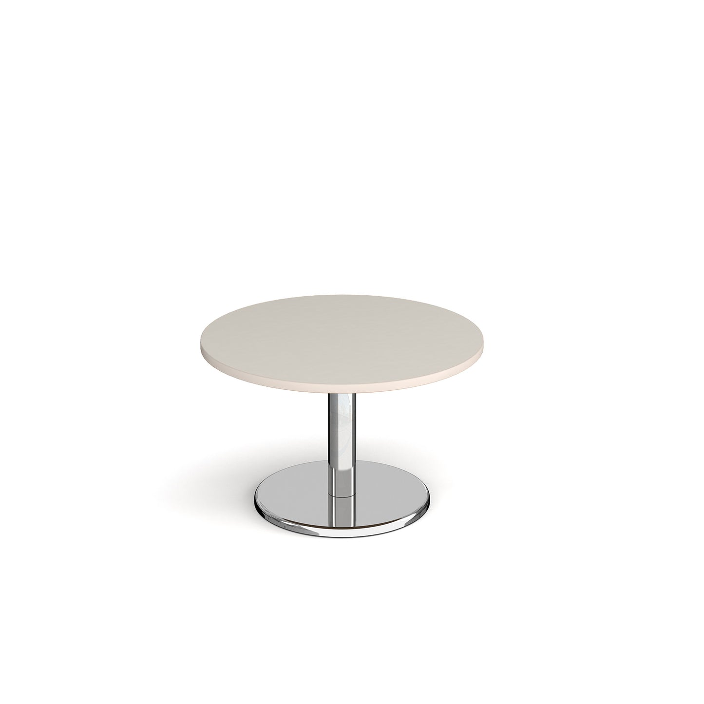 Pisa circular coffee table with round base
