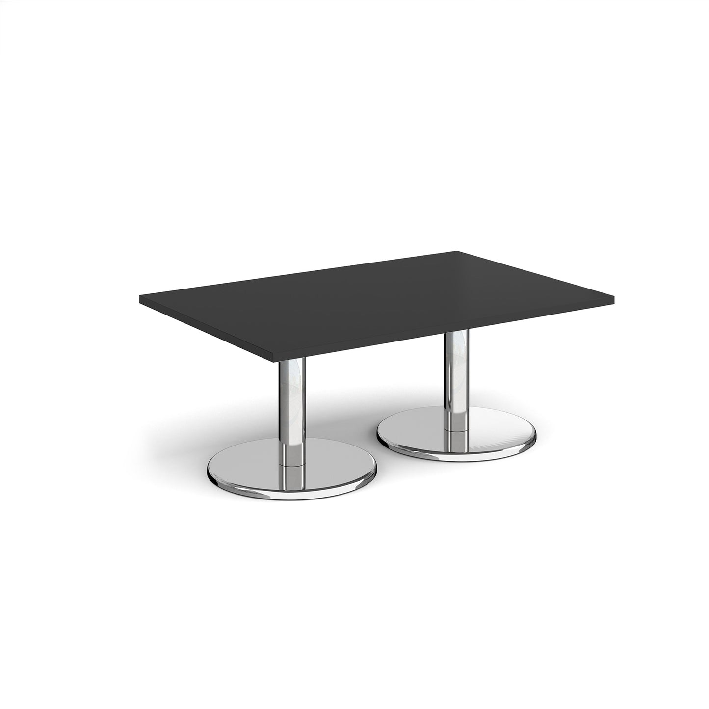 Pisa rectangular coffee table with round bases