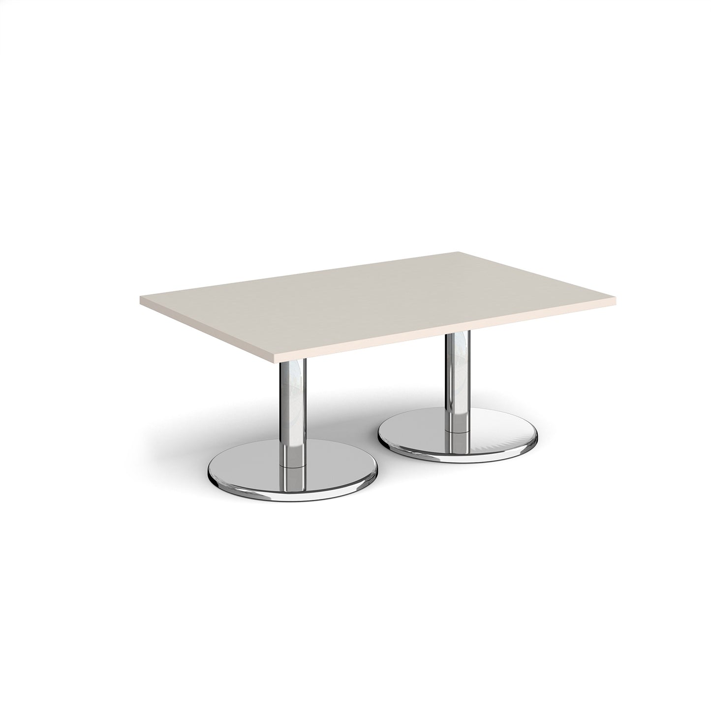 Pisa rectangular coffee table with round bases