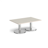 Pisa rectangular coffee table with round bases