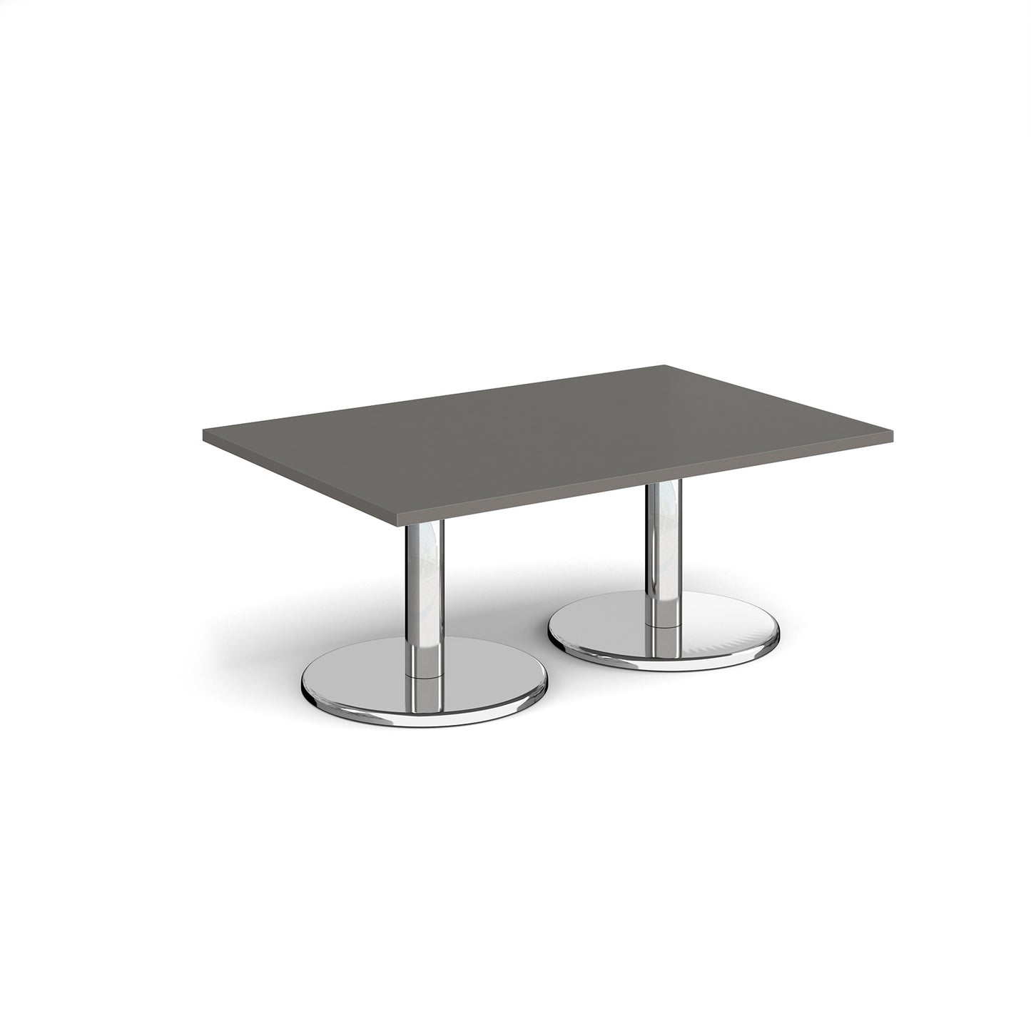 Pisa rectangular coffee table with round bases