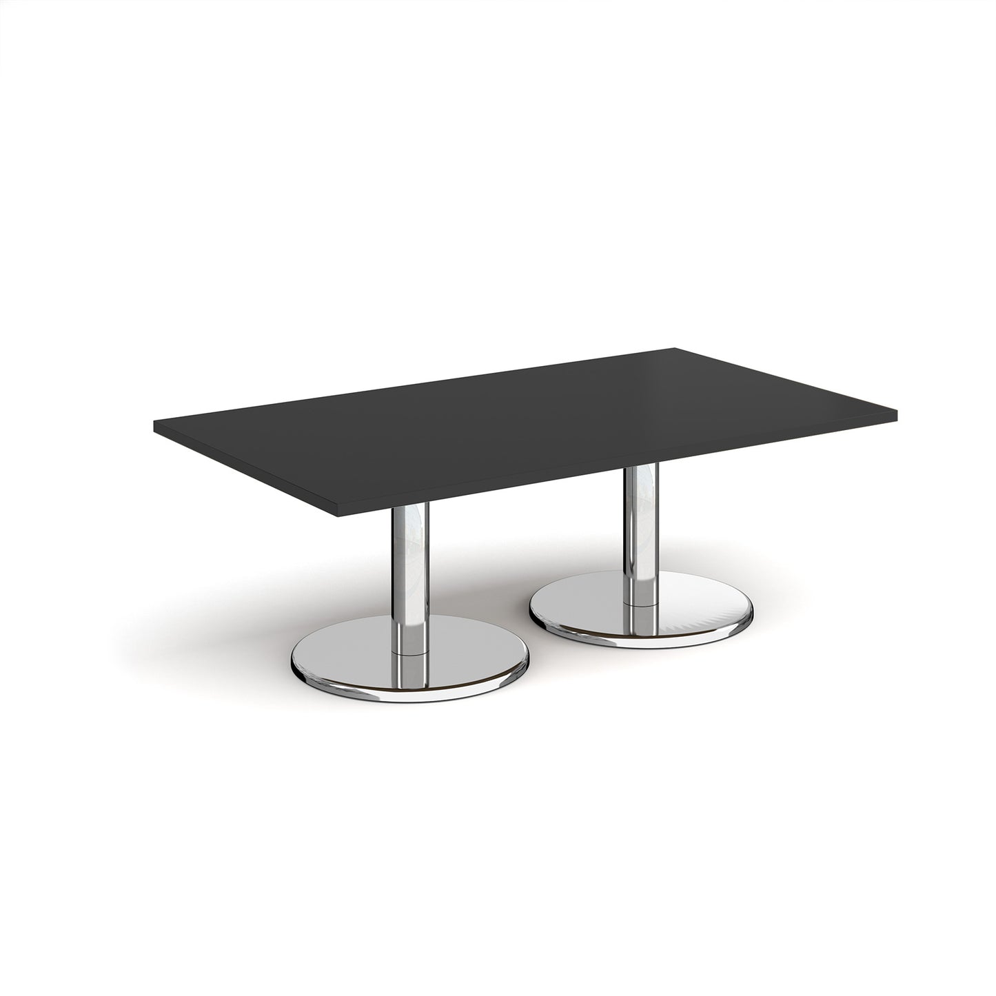 Pisa rectangular coffee table with round bases