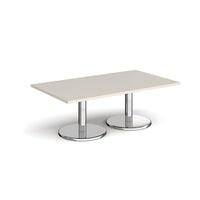 Pisa rectangular coffee table with round bases