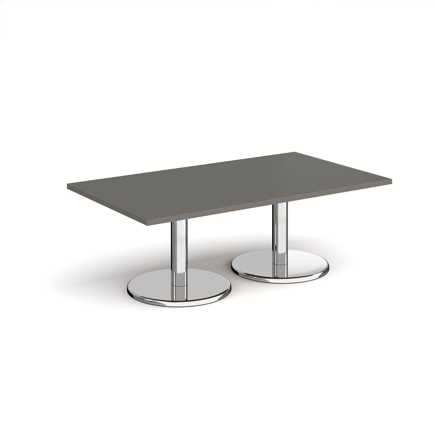 Pisa rectangular coffee table with round bases