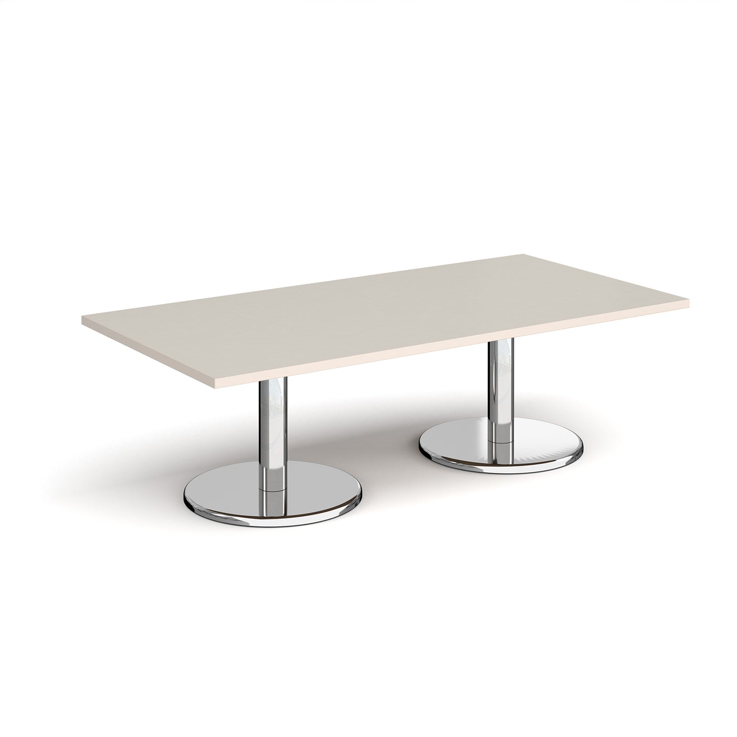 Pisa rectangular coffee table with round bases