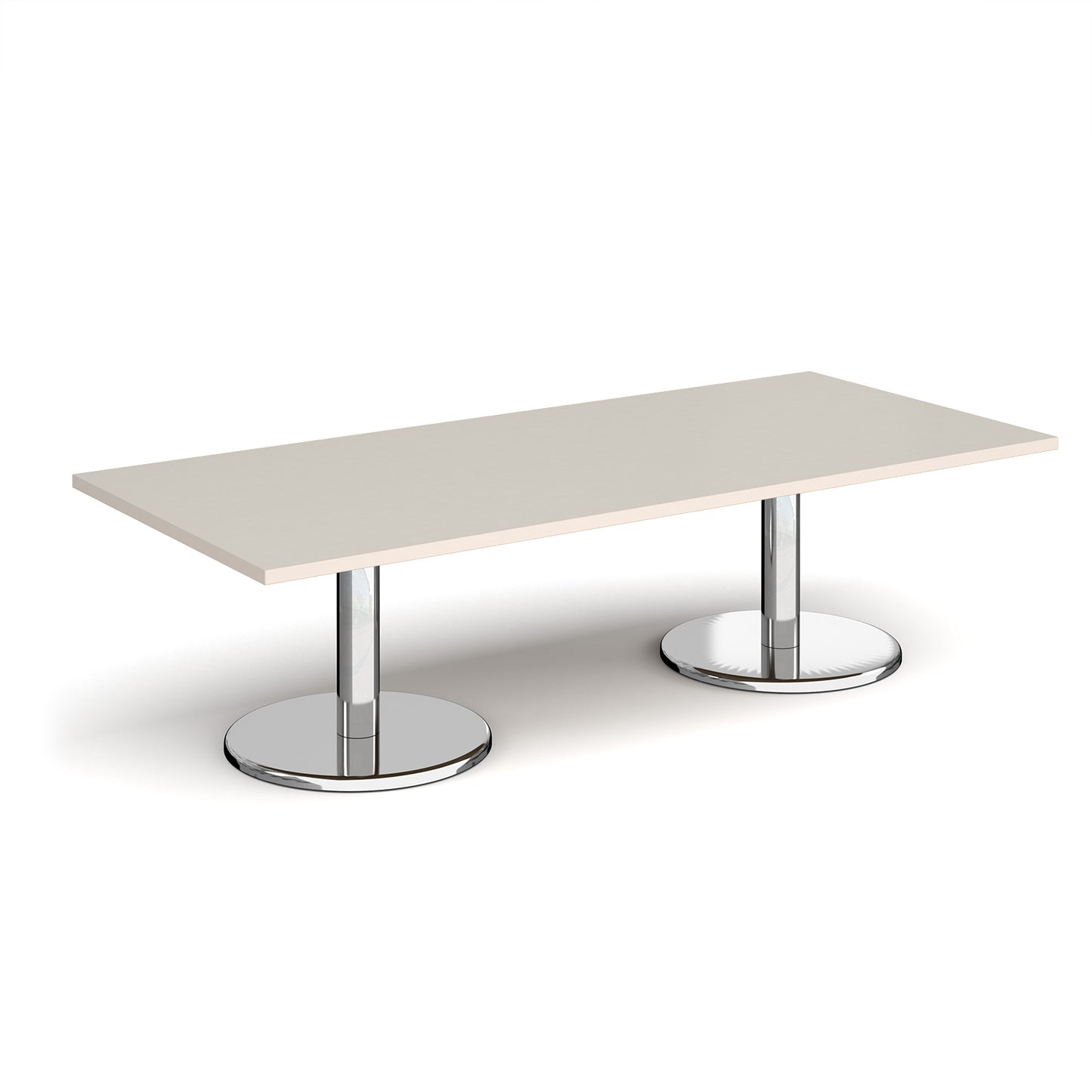 Pisa rectangular coffee table with round bases