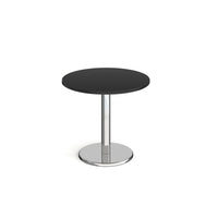 Pisa circular dining table with round base