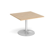 Trumpet base square extension table