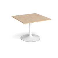 Trumpet base square extension table