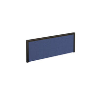 Straight fabric desktop screen with aluminium frame