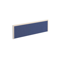 Straight fabric desktop screen with aluminium frame