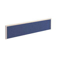 Straight fabric desktop screen with aluminium frame