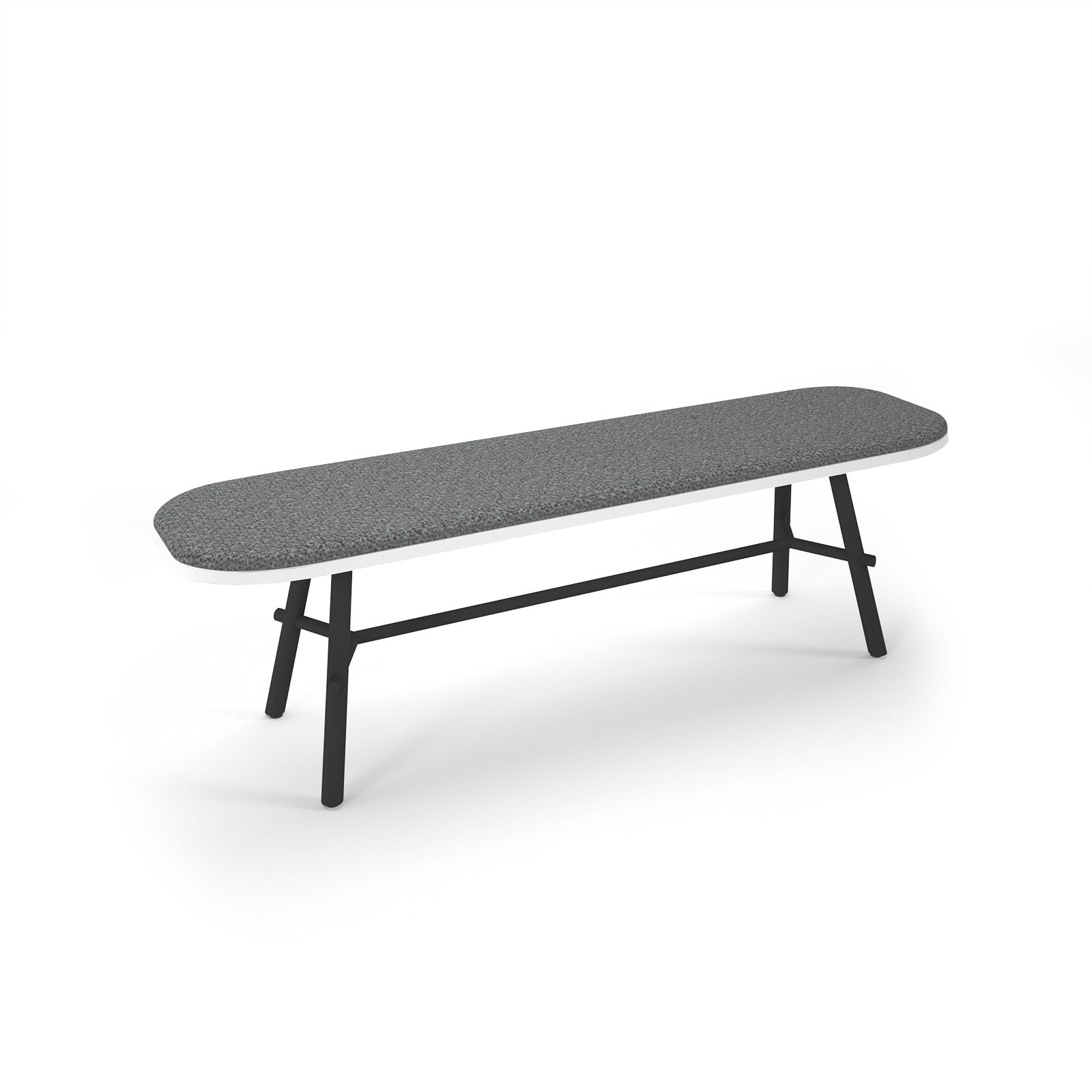 Aria 1800 rectangular seat pad bench