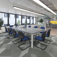Adapt square power ready add-on boardroom table