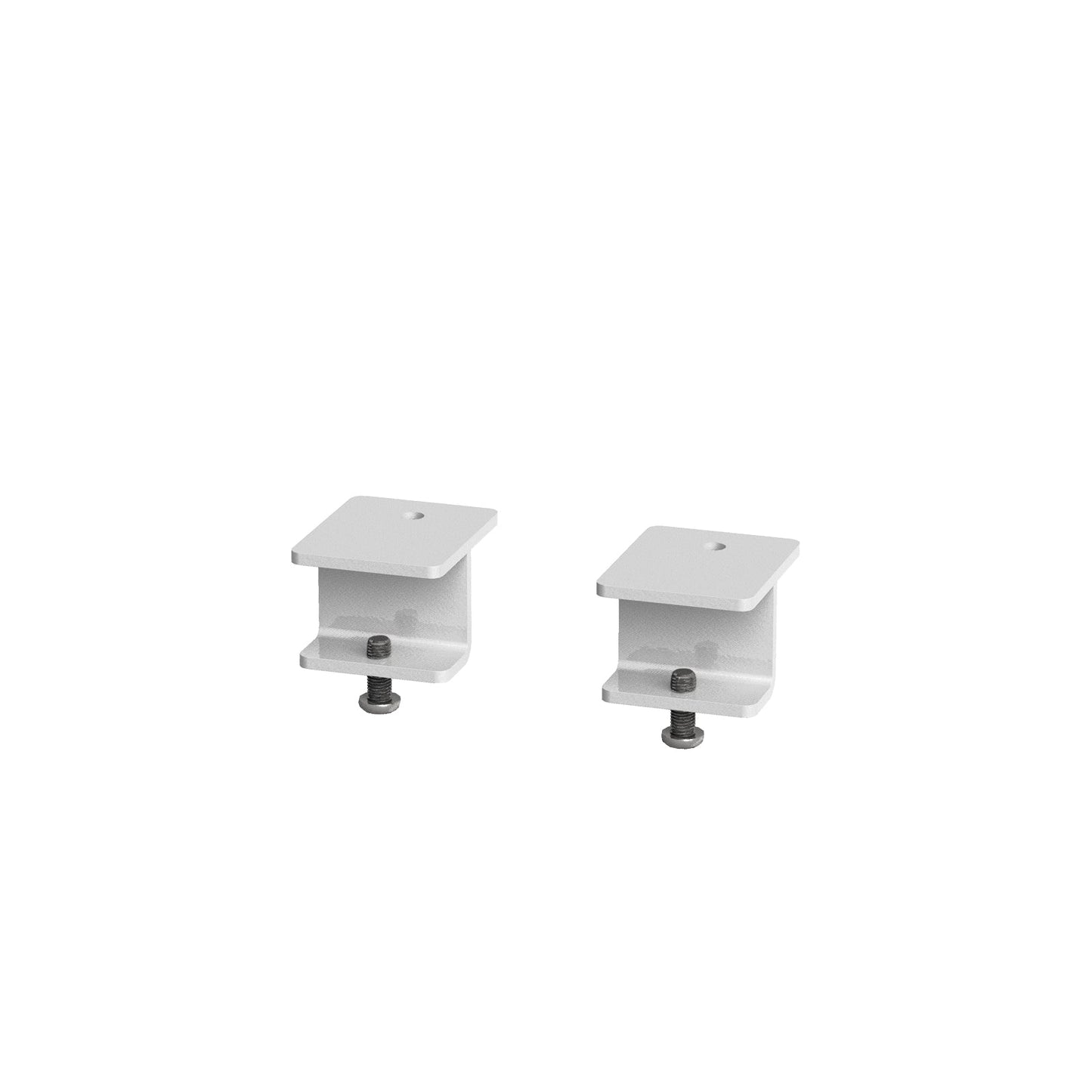 Glazed screen brackets for Adapt and Fuze desks