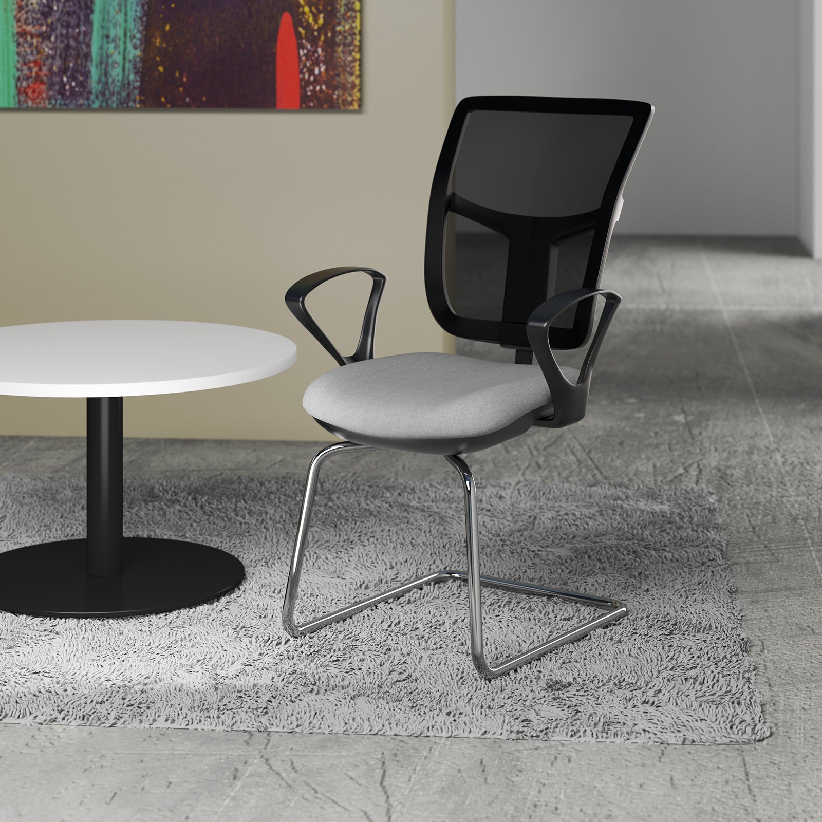 Altino mesh back visitors chair