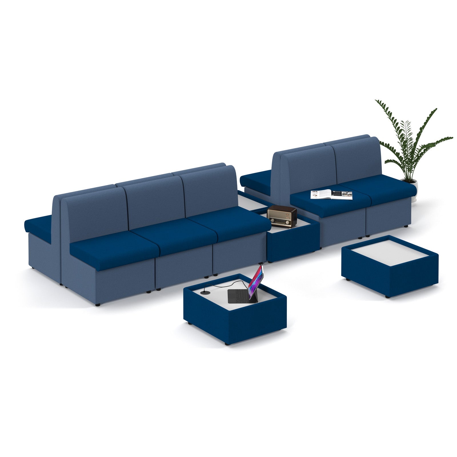 Alto Modular Table With Power