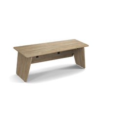 Anson executive desk with panel end legs with modesty panel