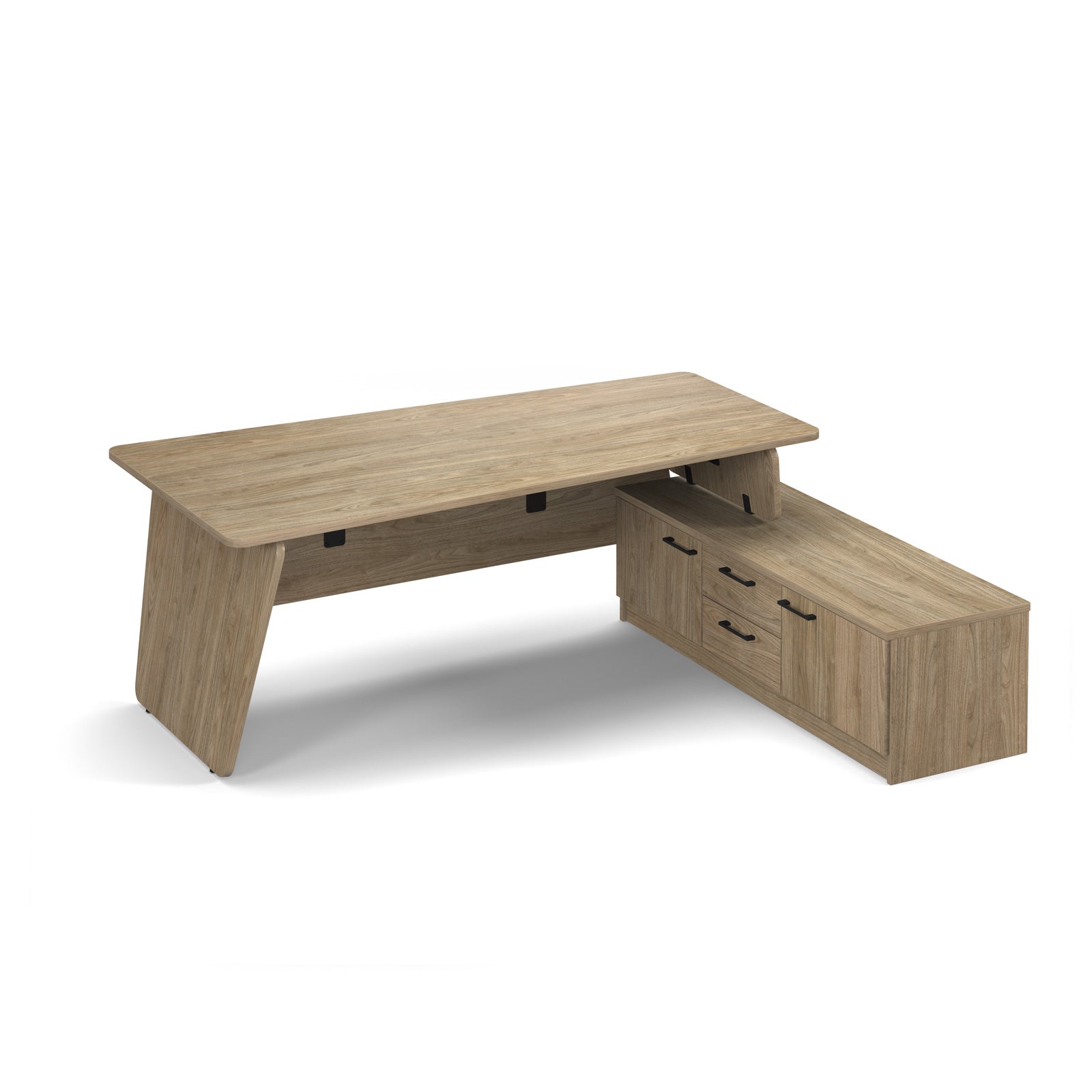 Anson Desk & Storage - Panel Leg