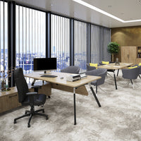 Anson Executive Desk - Steel Leg