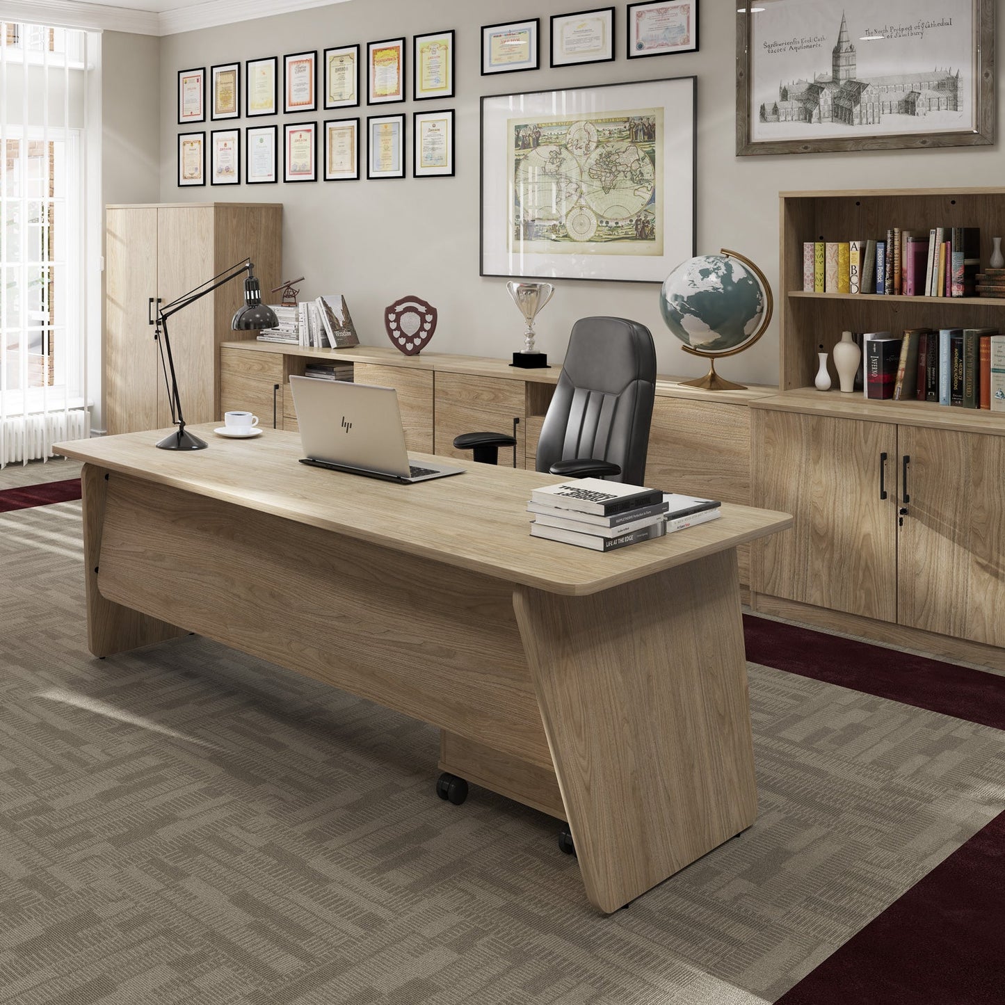 Anson Executive Desk - Panel Leg