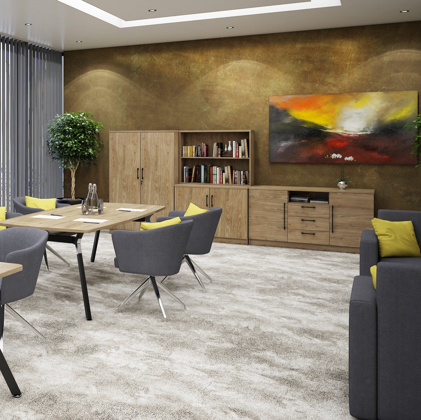 Anson executive credenza storage