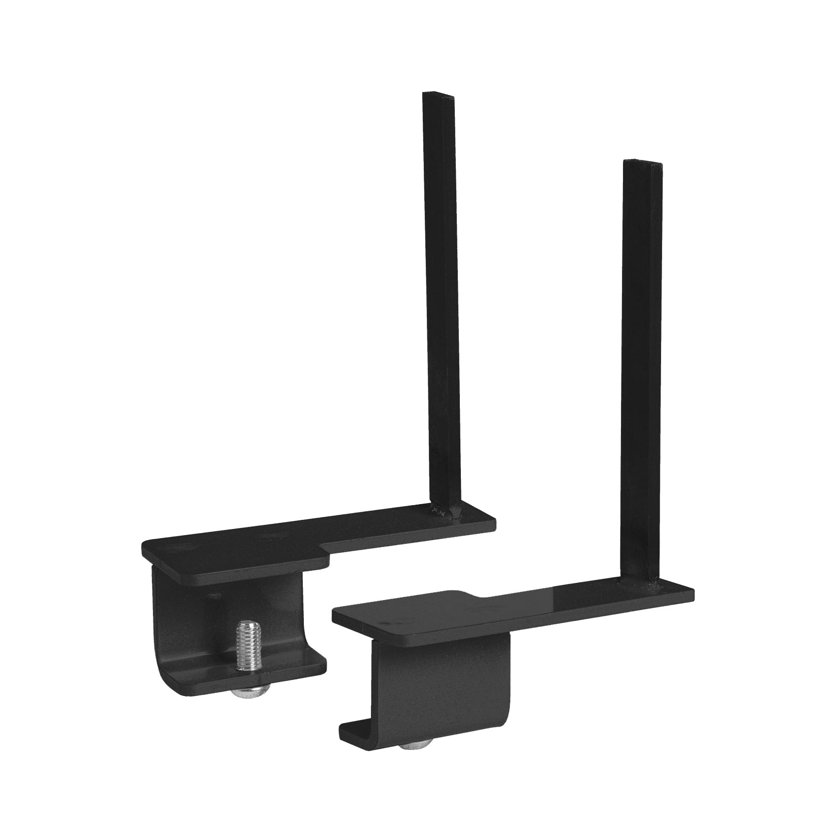 Aluminium framed screen brackets - back (pair)