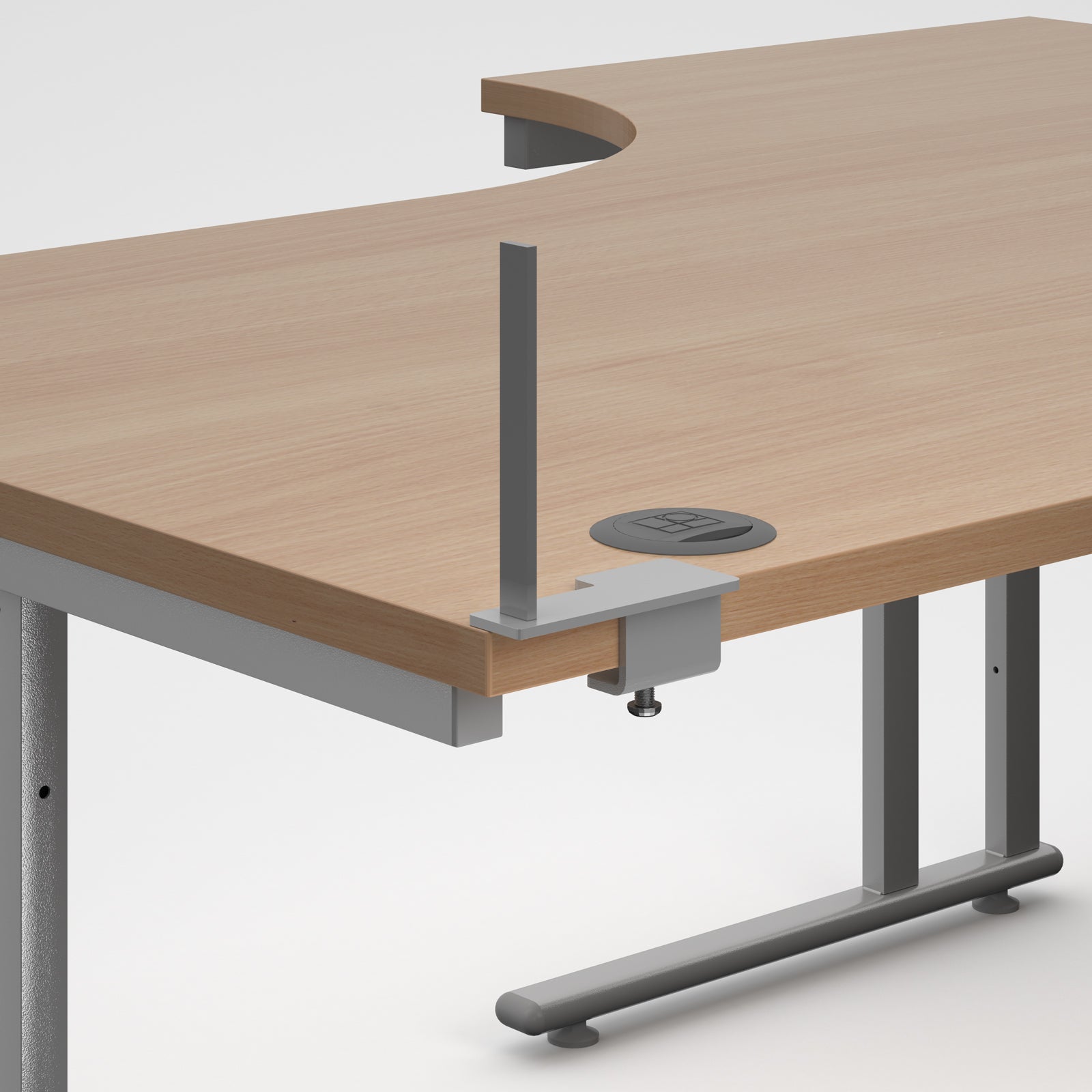 Aluminium framed screen brackets - back (pair)