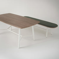 Aria 1800 rectangular seat pad bench