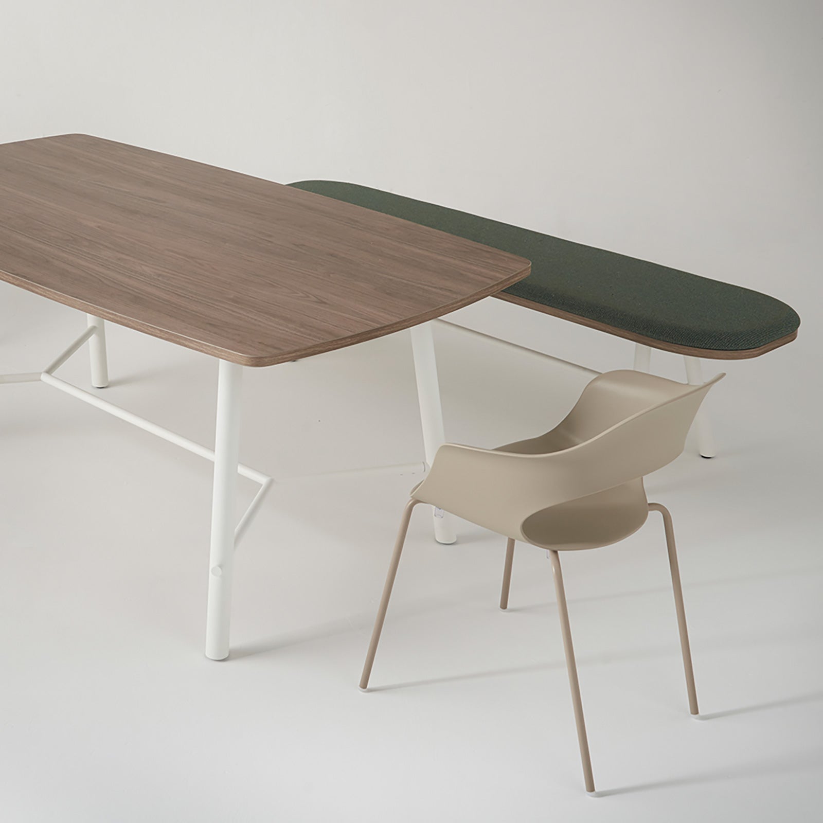 Aria 1800 rectangular seat pad bench