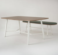 Aria 1800 rectangular seat pad bench