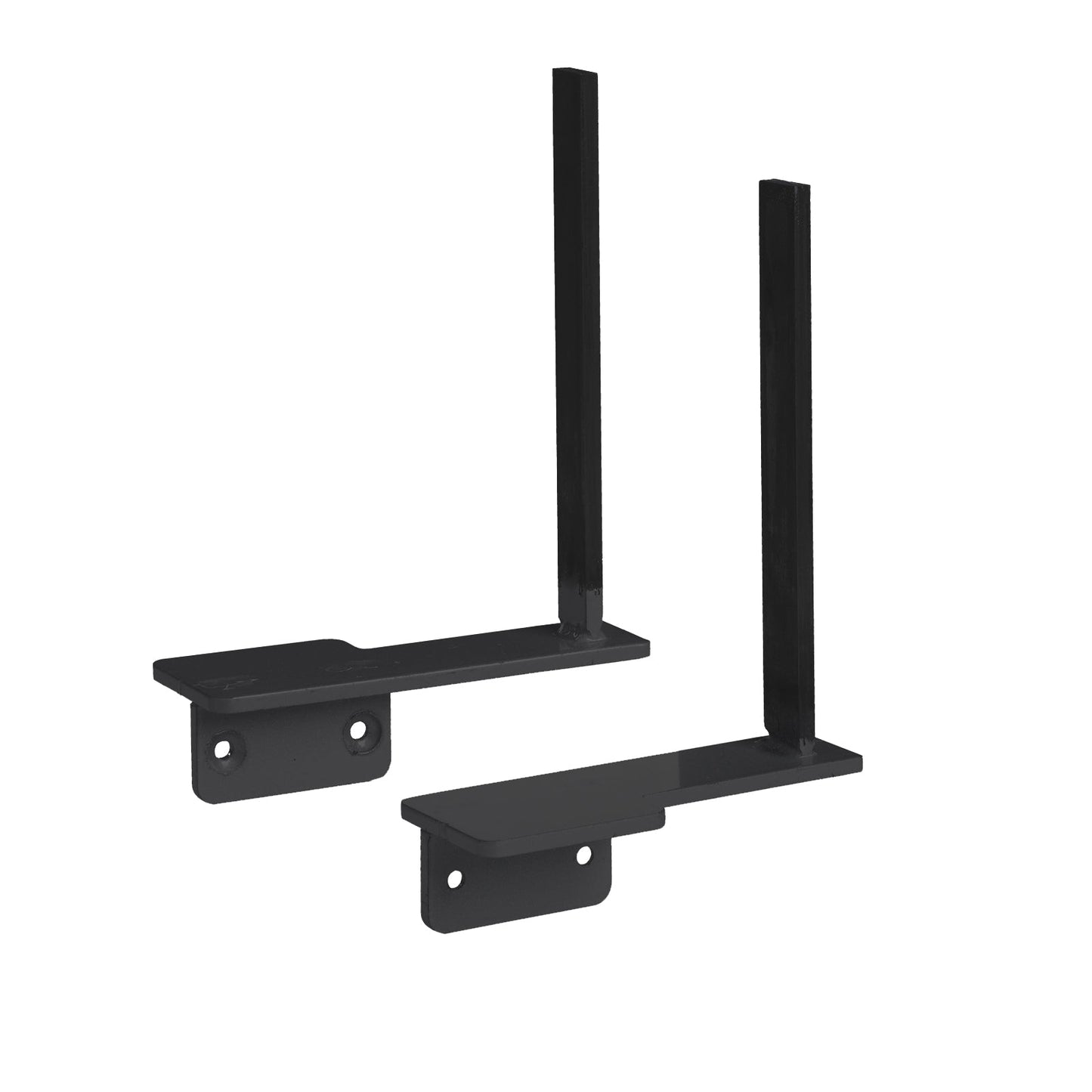 Aluminium framed screen brackets - return (pair)
