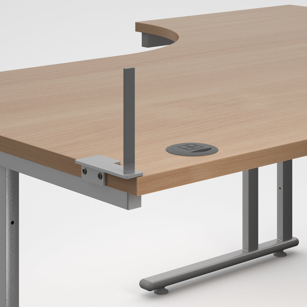 Aluminium framed screen brackets - return (pair)